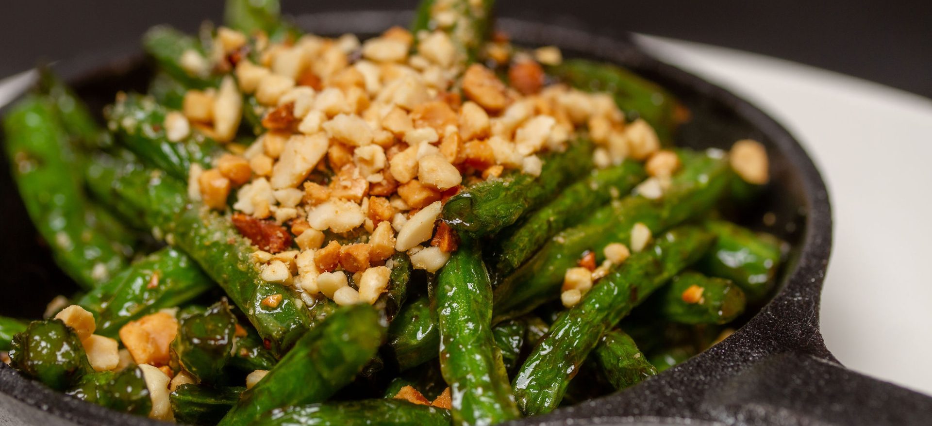 close-up thai food dish